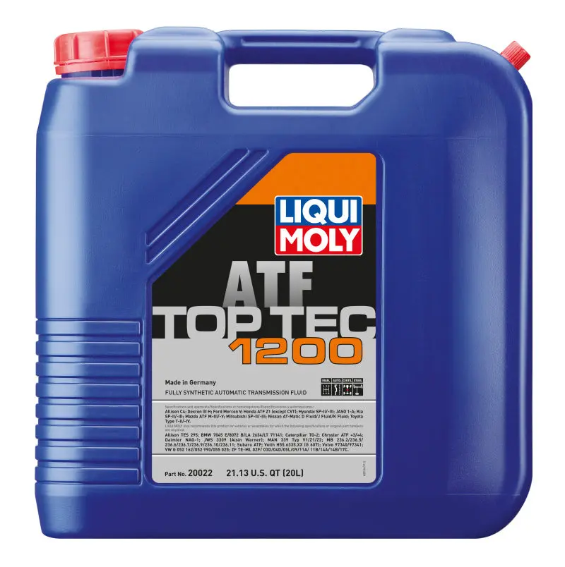 Liqui Moly Top Tec Atf 1200 Automatic Transmission Fluid – 20-Liter Drum 1