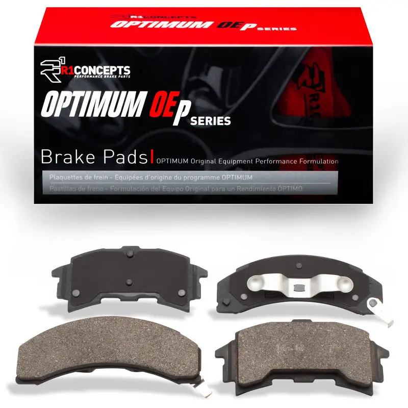R1 Optimum Oe Rear Brake Pads For 1984–1988 Pontiac Fiero 1