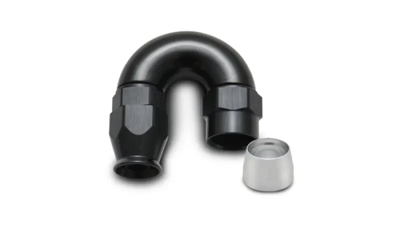 Vibrant 180-Degree High-Flow Hose Fitting – -12An Ptfe-Lined Hose End 1