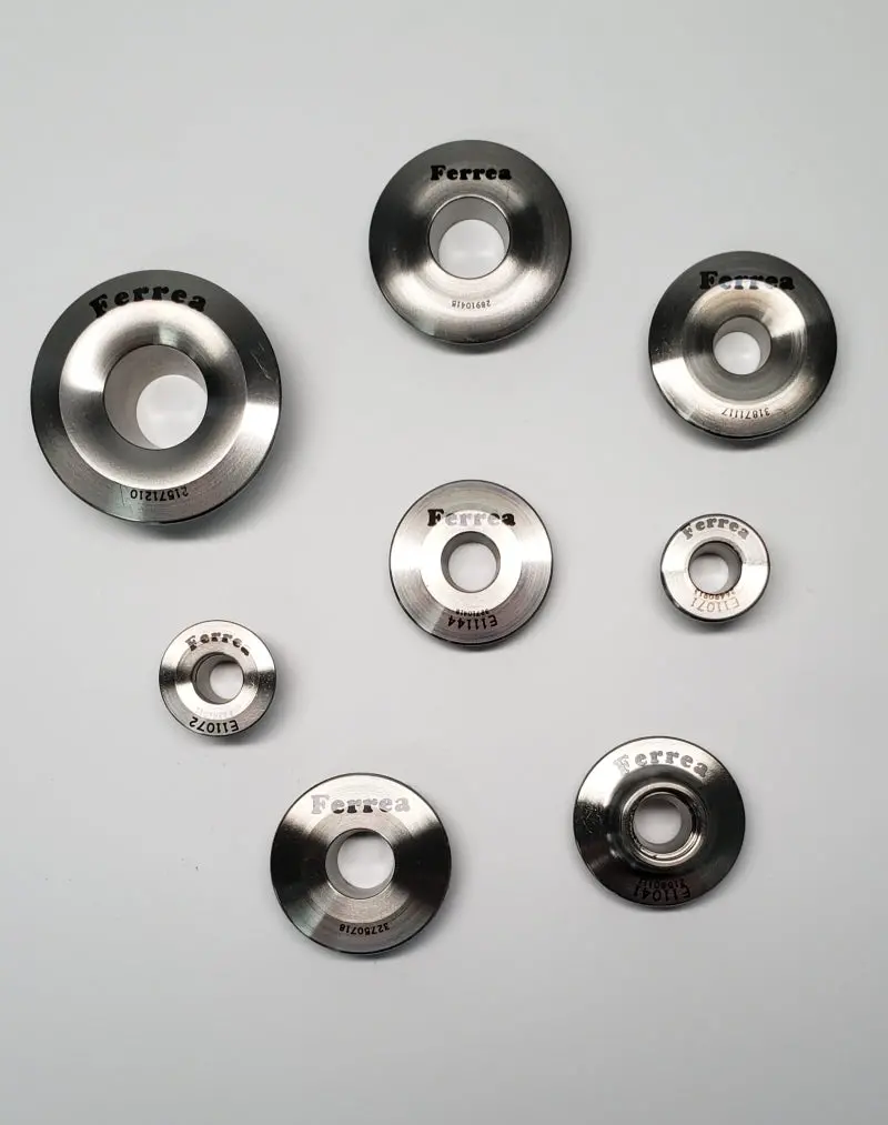 Ferrea Cnc Titanium Retainer Set For Nissan Tb45E – Double-Spring, 7° Included Angle (12-Piece) 1