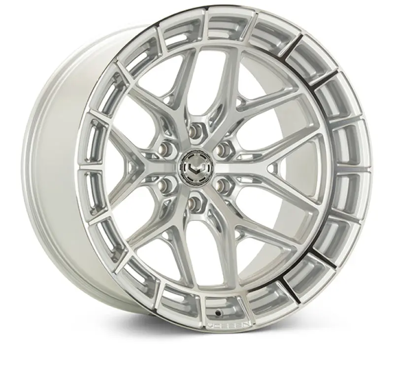 Vossen Hfx-1 Silver Polished Alloy Wheel – 17X9", 6X139.7, Zero Offset, Deep Lip, 106.1Mm Cb 1