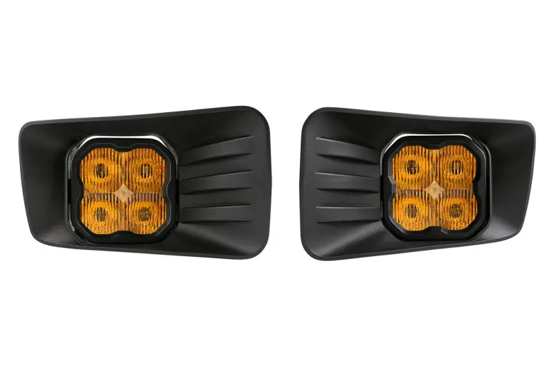 Diode Dynamics Ss3 Type Ch Led Fog Light Kit – Max Abl Output, Sae-Compliant Yellow Beam, With Adaptive Beam Logic 1