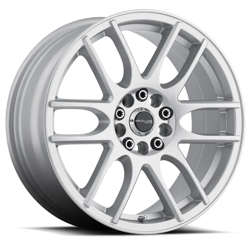 Raceline Mystique Forged Wheel – 18X7.5", 5X110/5X114.3, 42Mm Offset, 72.62Mm Bore, Gloss Silver 1
