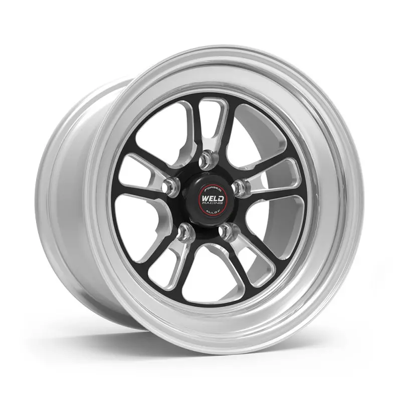 Weld S70 15X6 / 5X4.75 Bp / 4.5In. Bs Black Wheel (Low Pad) - Non-Beadlock 1