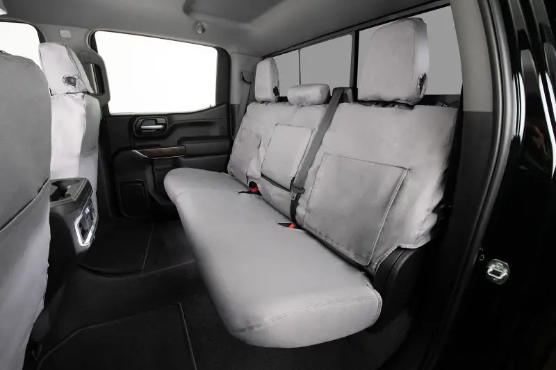 Covercraft 10-11 Ford Ranger Polycotton Seatsaver Custom Front Row Seat Covers - Grey 1