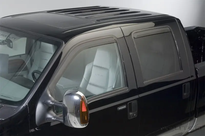 Putco Element Tinted Window Visors For 1999–2016 Ford Super Duty Crew Cab Trucks (Set Of 4) 1