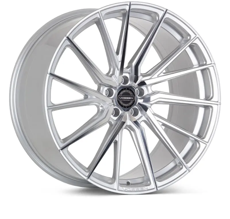 Vossen Hf-4T Forged Alloy Wheel – 21×9, 5×112, Et32, Flat Face, 66.5Mm Center Bore, Silver Polished (Left-Side Specific) 1