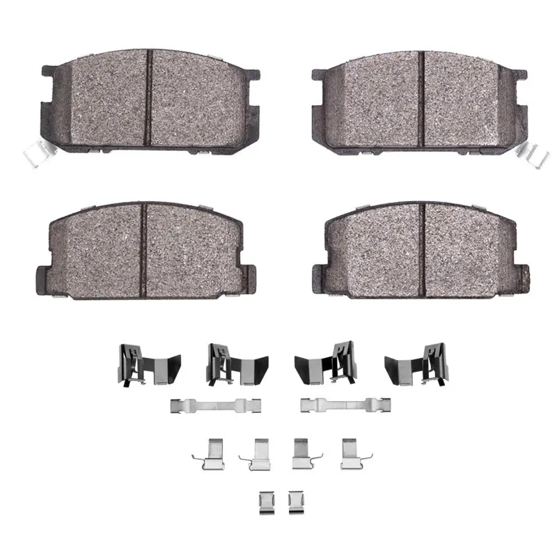 R1 Semi-Metallic Front Brake Pad & Hardware Kit For 1984–1987 Toyota Corolla (U.S./Canada Models) 1