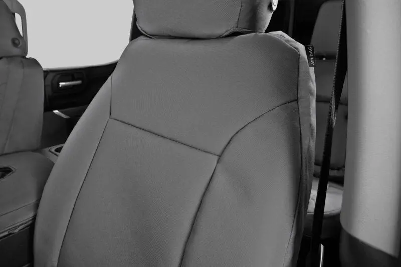 Covercraft Endura Precisionfit Seat Covers For 2020–2024 Jeep Gladiator – Front Row, Silver/Silver 1