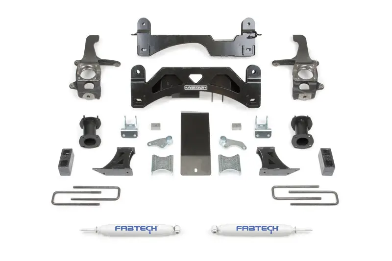 Fabtech 6-Inch Lift Kit For 2016–2021 Toyota Tundra 2Wd/4Wd – Includes Coil-Over Spacers & Rear Performance Shocks 1