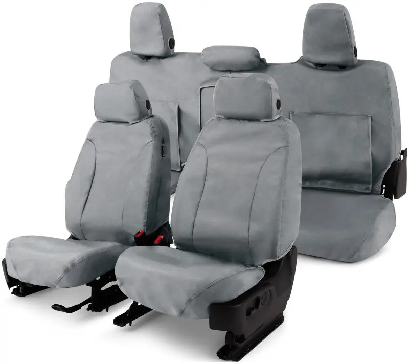 Covercraft 22-24 Ford Maverick Waterproof Polyester Seatsaver Custom Second Row Seat Covers - Grey 1