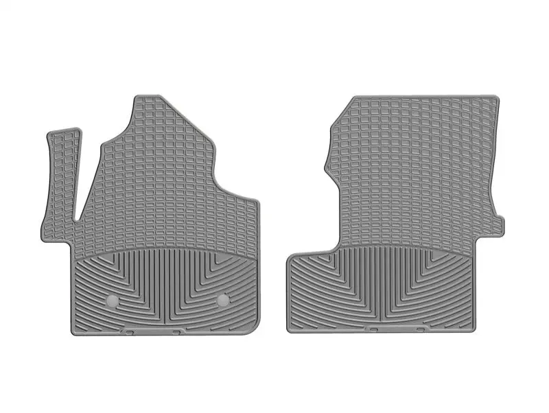 Weathertech Front Rubber Floor Mats – Grey, Designed For 2007–2018 Mercedes-Benz Sprinter Vans 1
