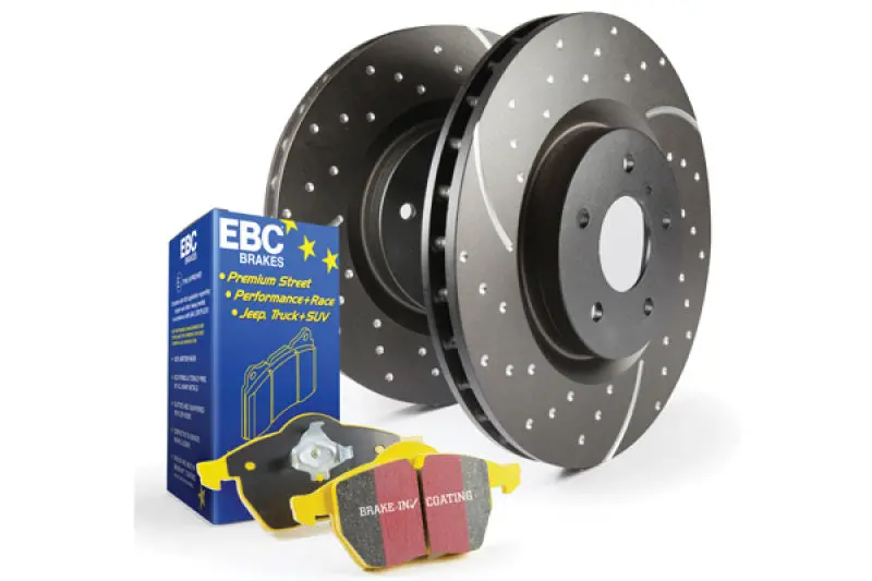 Ebc Yellowstuff S5 Brake Kit – High-Performance Pads & Gd Drilled Rotors 1