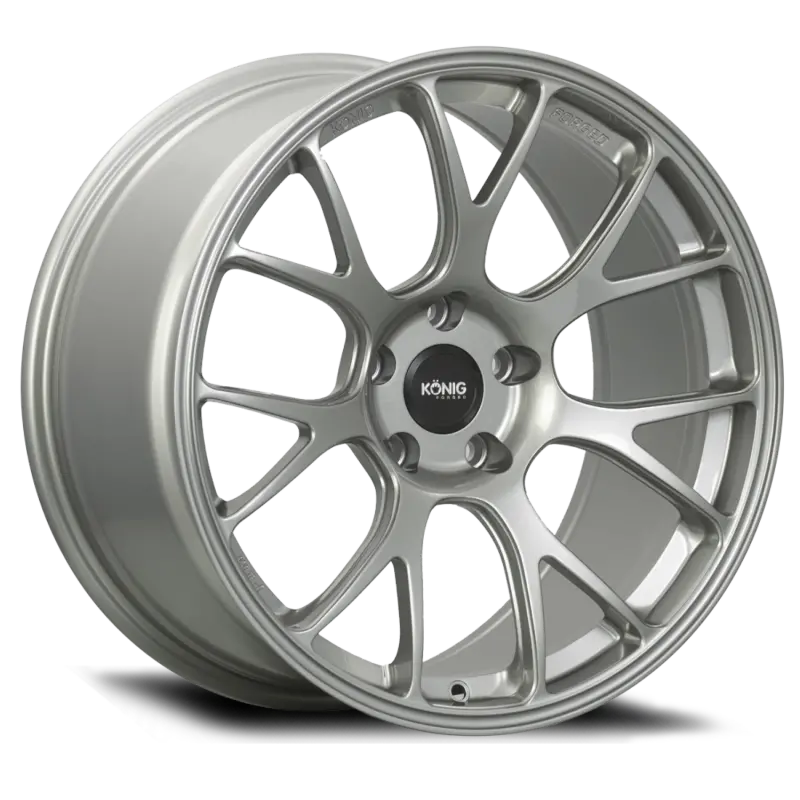 Konig Forged F1M Wheel – 18X9", 5X130, Et46, Ash Silver With Knurled Bead 1