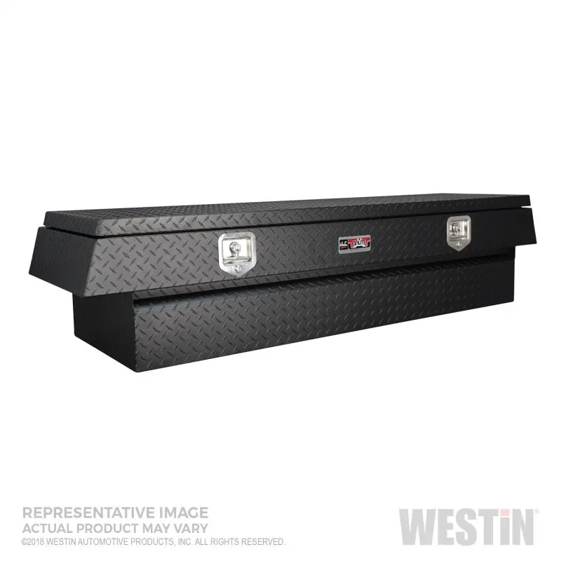 Westin Brute High-Capacity Stake Bed Topsider — 96" X 20" X 24", Includes Doors, Texas Black 1