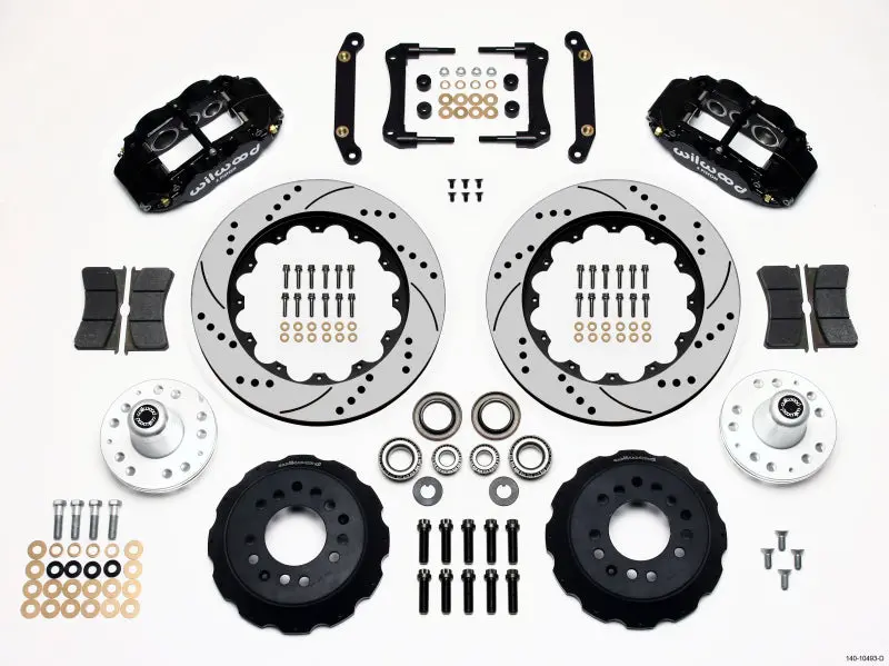 Wilwood Narrow Superlite 6R Front Hub Assembly – 14" Drilled Rotor, Compatible With 1979–1981 Camaro 1