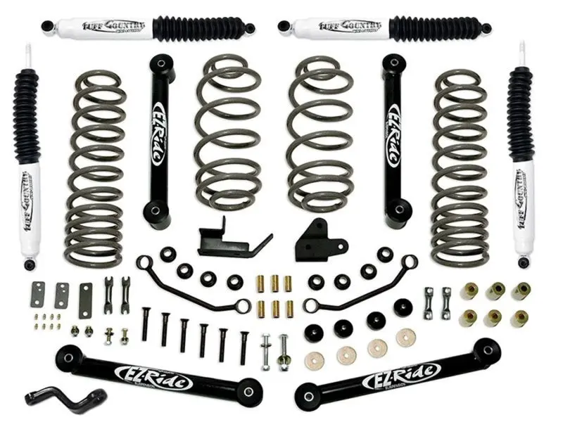 Tuff Country Ez-Ride 4-Inch Lift Kit For 1997–2002 Jeep Wrangler Tj – Includes Sx6000 Shocks 1