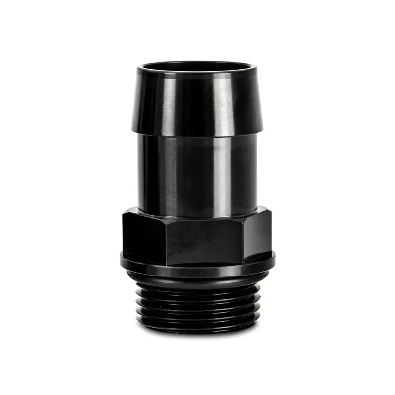 Mishimoto M27×2.0 Aluminum Catch Can Fitting – 1" Diameter, Black Anodized 1