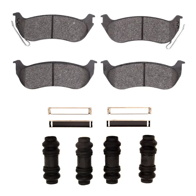 R1 Performance Brake Pad & Hardware Kit For 2003–2010 Ford Explorer Sport Trac (Rear) 1