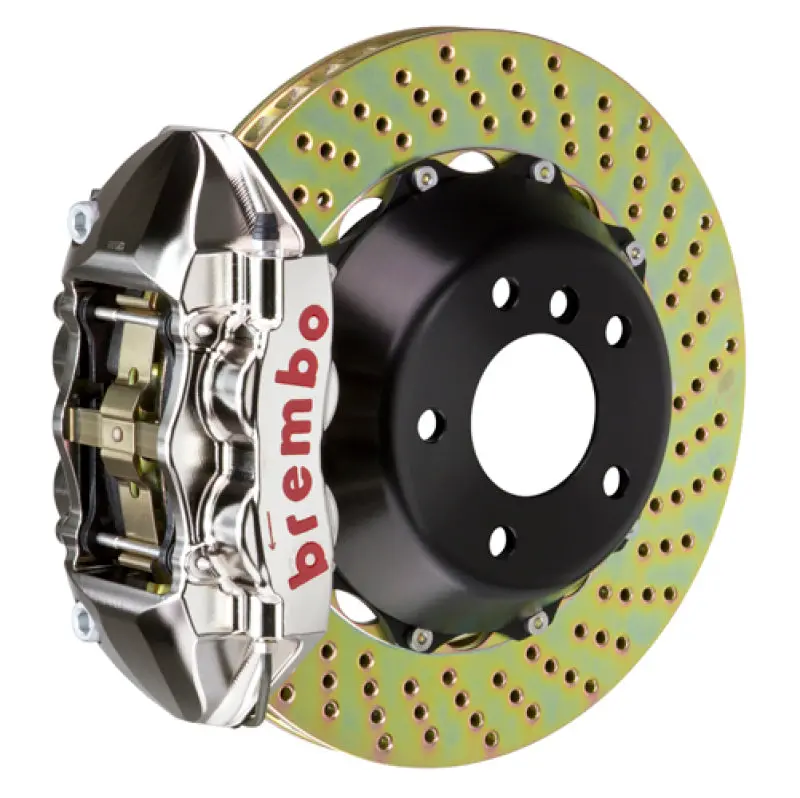 Brembo Gtr Rear Big Brake Kit – 345X28Mm Drilled Rotors, 4-Piston Billet Calipers For 2011–2016 Bmw 528I 1