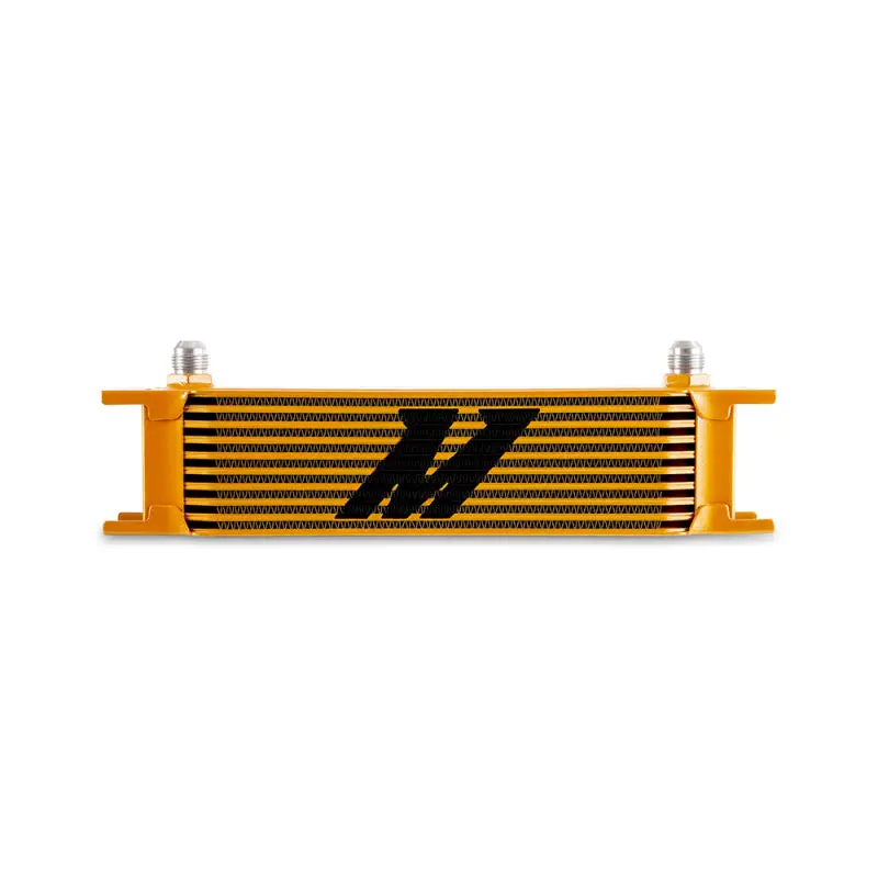 Mishimoto Universal -8An 10-Row Gold Oil Cooler Kit 1