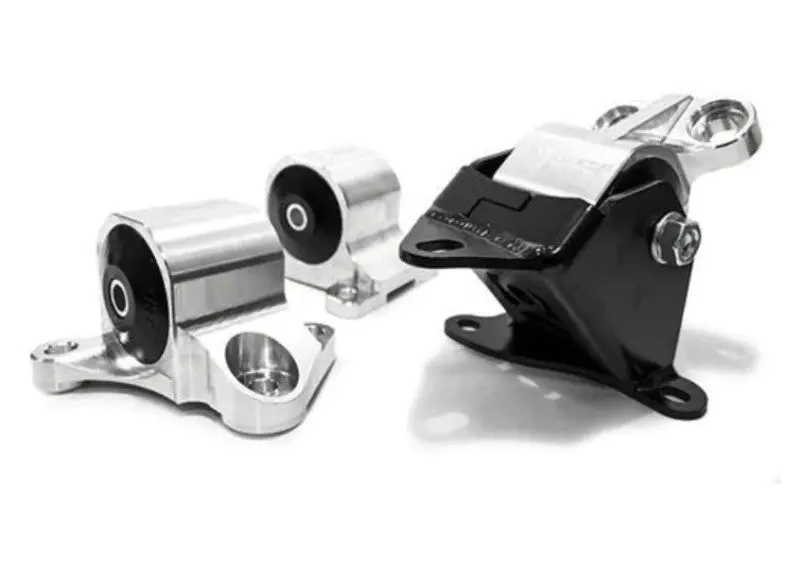 Innovative Solid Motor Mounts — Aluminum, Two-Bolt Design, Fits 1996–2000 Honda Civic B/D Series 1