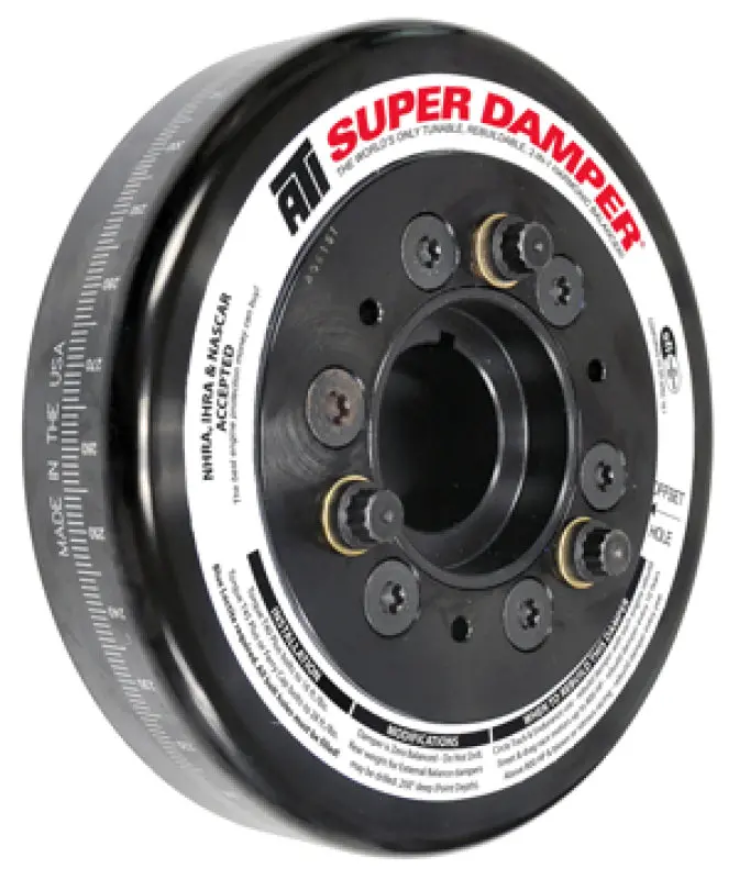 Ati Lightweight Aluminum Harmonic Damper For Ls1/Ls2 Engines – 6.78", 6-Groove, 10% Underdrive, No A/C Hub 1