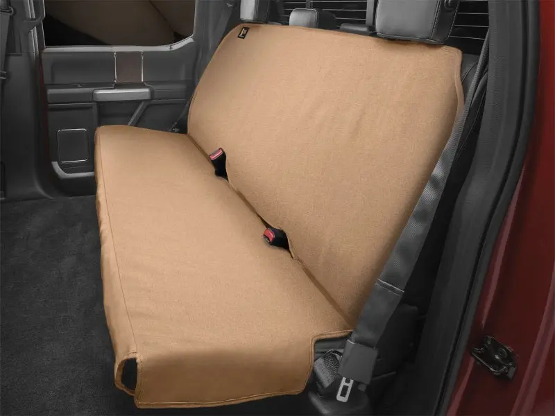 Weathertech 07-12 Acura Mdx / 02-06 Audi S4 / 10-15 Chevy Silverado 1500 Tan Rear Seat Protector 1