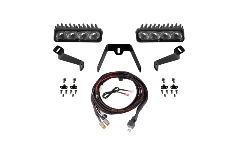 Diode Dynamics Ss6 Max Led Driving Light Kit – 6000K White, Fits 2015–2017 Subaru Wrx 1