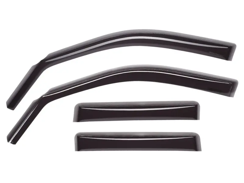 Weathertech Side Window Deflectors — Front & Rear, Dark Tint, Fits 2018–2024 Chevrolet Equinox 1