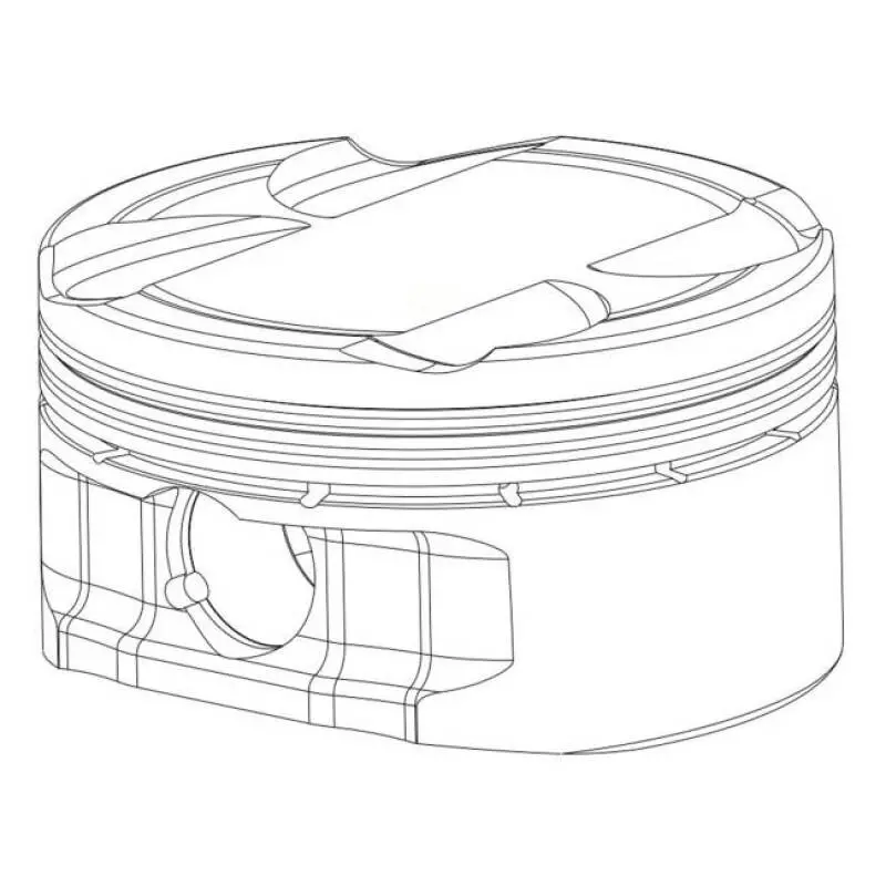Cp High-Performance Piston And Ring Set For 1978–1983 Porsche 911Sc 3.0L – 95Mm Bore, 45.5Cc Dome, 10.5:1 Compression Ratio 1